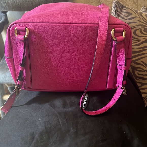 Stunning Barbie Pink Leather Dolce & Gabbana Backpack with gold hardware - Picture 6 of 12